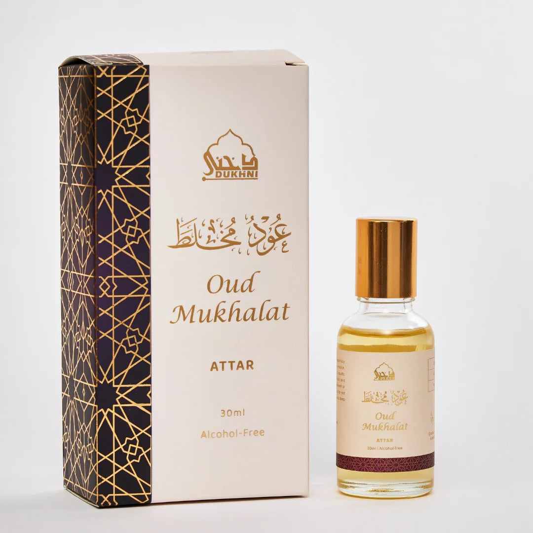 Oud Mukhalat Attar Oil 30ml - Warm & Elegant