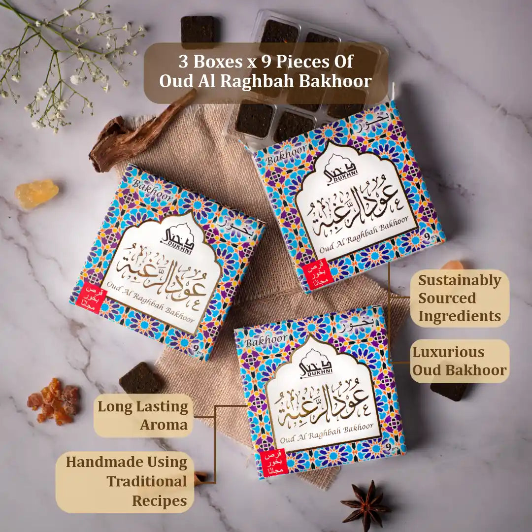 Long lasting arabic incense for home
