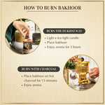 Easy To Burn Premium Ma'amoul Bakhoor On Dukhni Smokeless Burner Non Toxic Smoke Free Or Charcoal CA