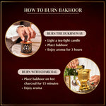 Easy To Burn Premium Oud Bakhoor On D hni Smokeless Burner Non Toxic Smoke Free Or Charcoal