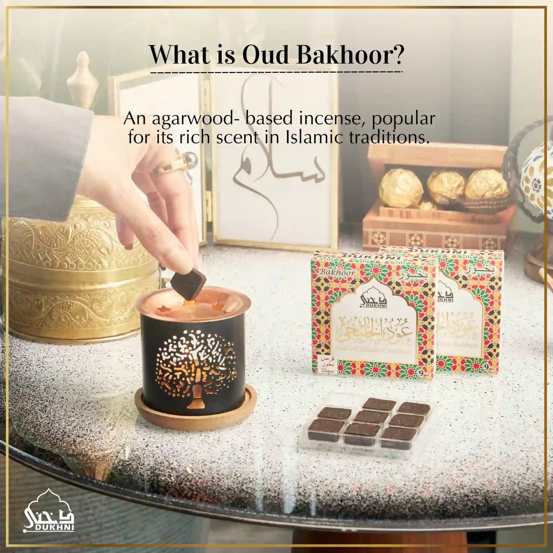 Easy to use bakhoor for home from Arabia