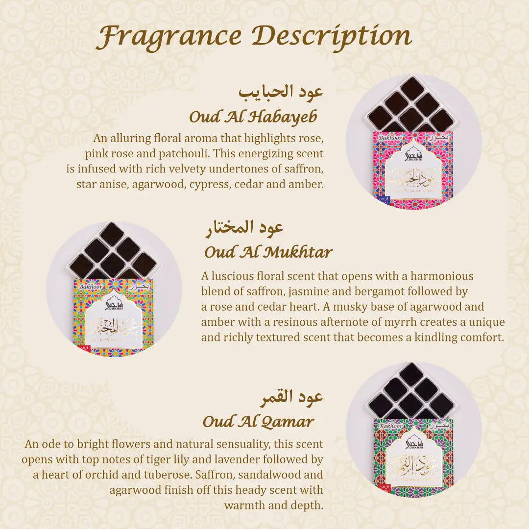 Oud bakhoor ingredients best arabic bakhoor