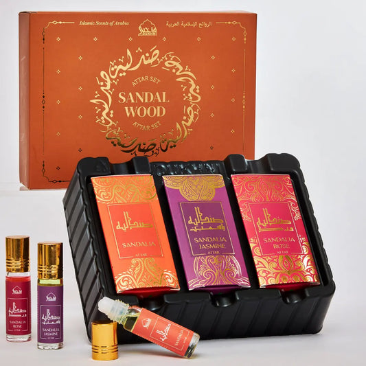 Sandalwood Attar Oil Set