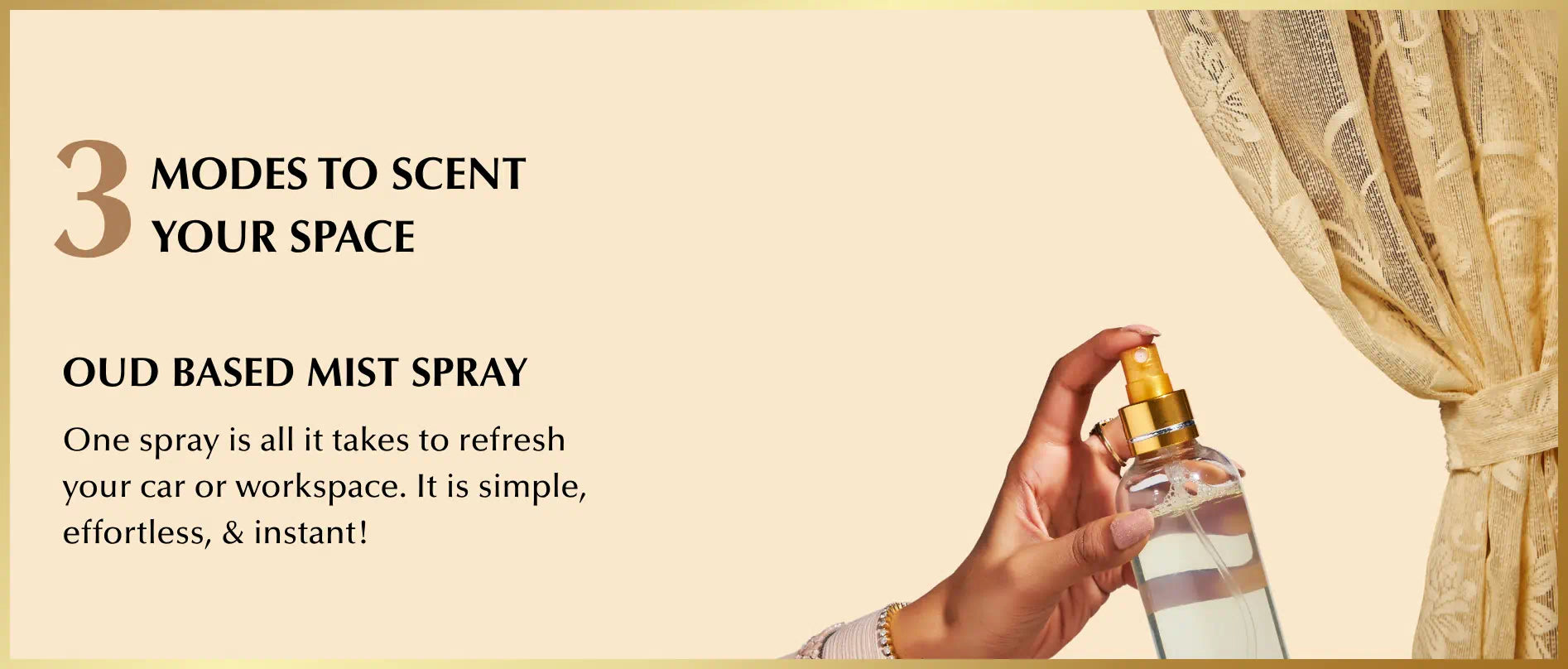 Scent Your Space With Oud Spray
