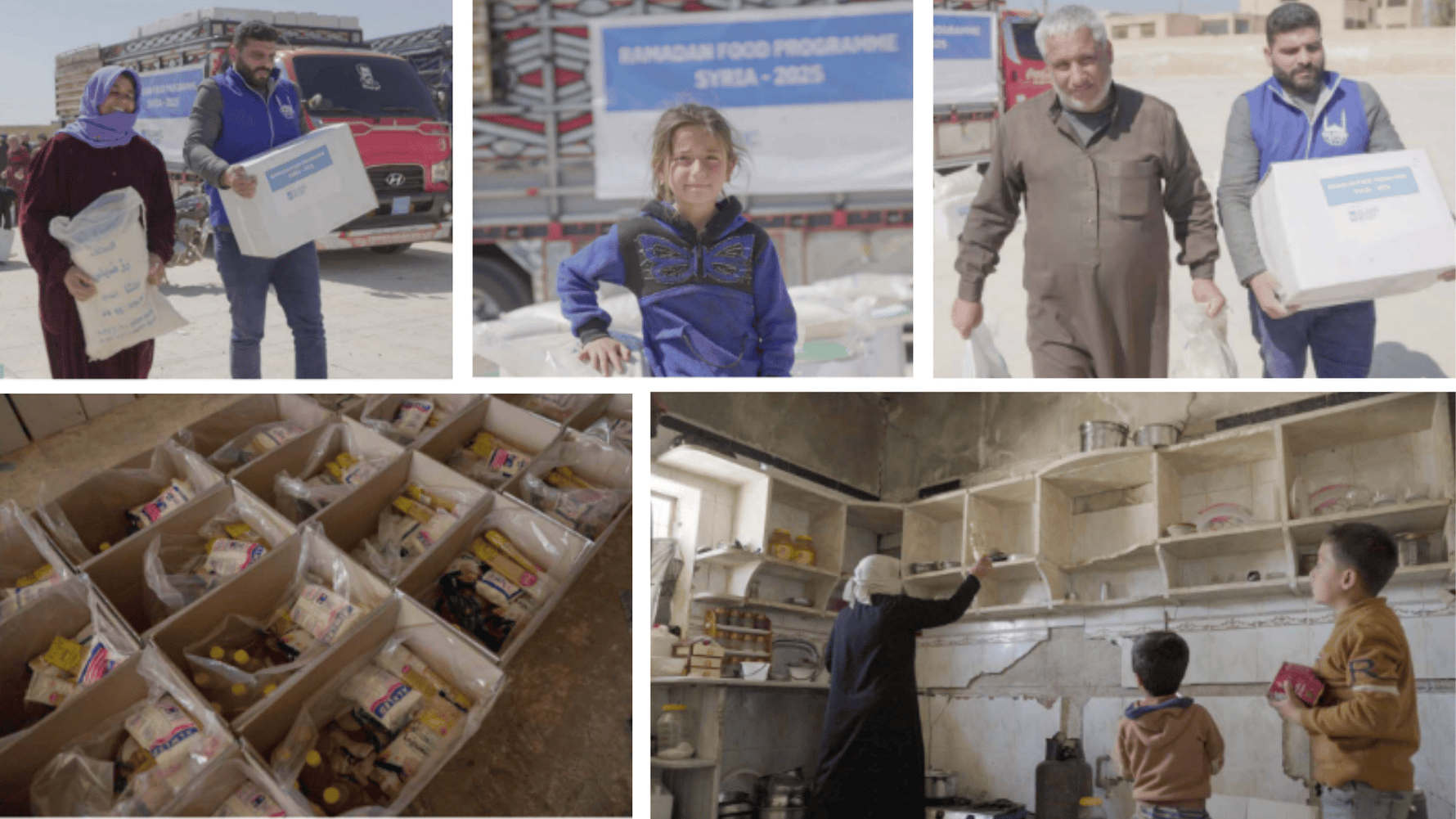 Food Packs to Refugees in Syria