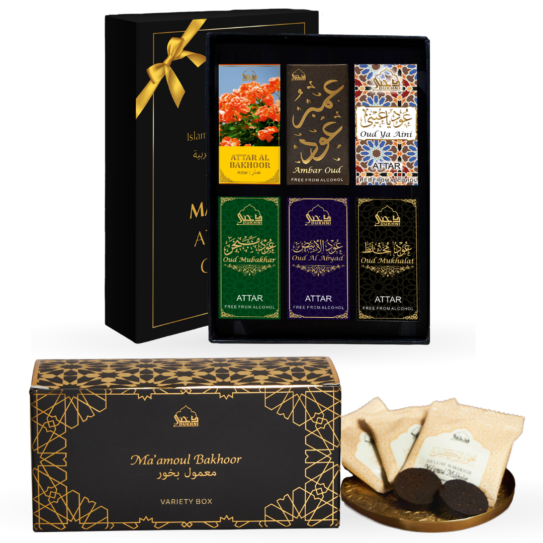 Ma'amoul Bakhoor Variety Box & Ma'amoul Attar Perfume Oils