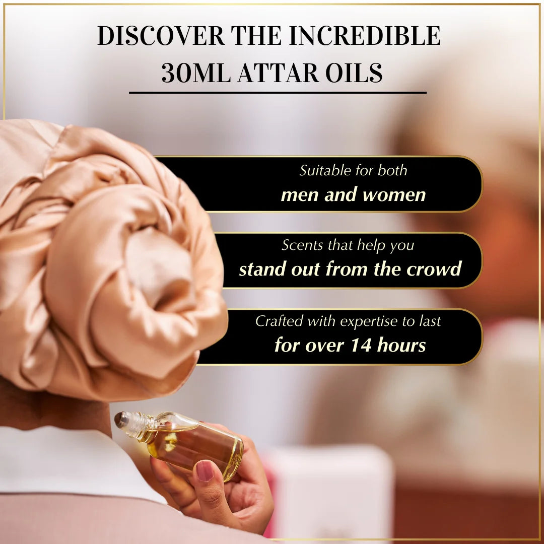 White Musk 30ml Attar Oil | Vegan musk based Arabic attar