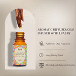 3 10ml Citrusy Essential Oil Blend Authentic Oud Fragrance And Oil Burner Long Lasting For Relaxation CA