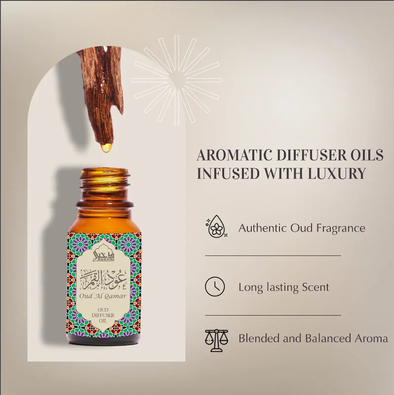 3 10ml Floral Essential Oil Blend Authentic Oud Fragrance And Oil Burner Long Lasting For Relaxation CA