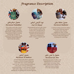 20 pieces of traditional bakhoor for home and parties