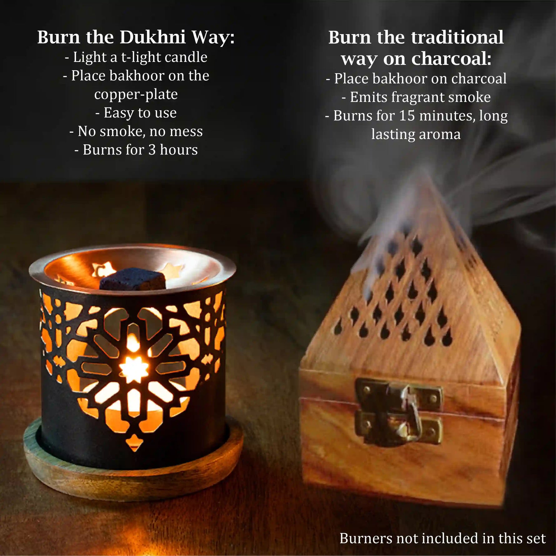 Easy to use and easy to burn bakhoor for home bakhoor for charcoal burner