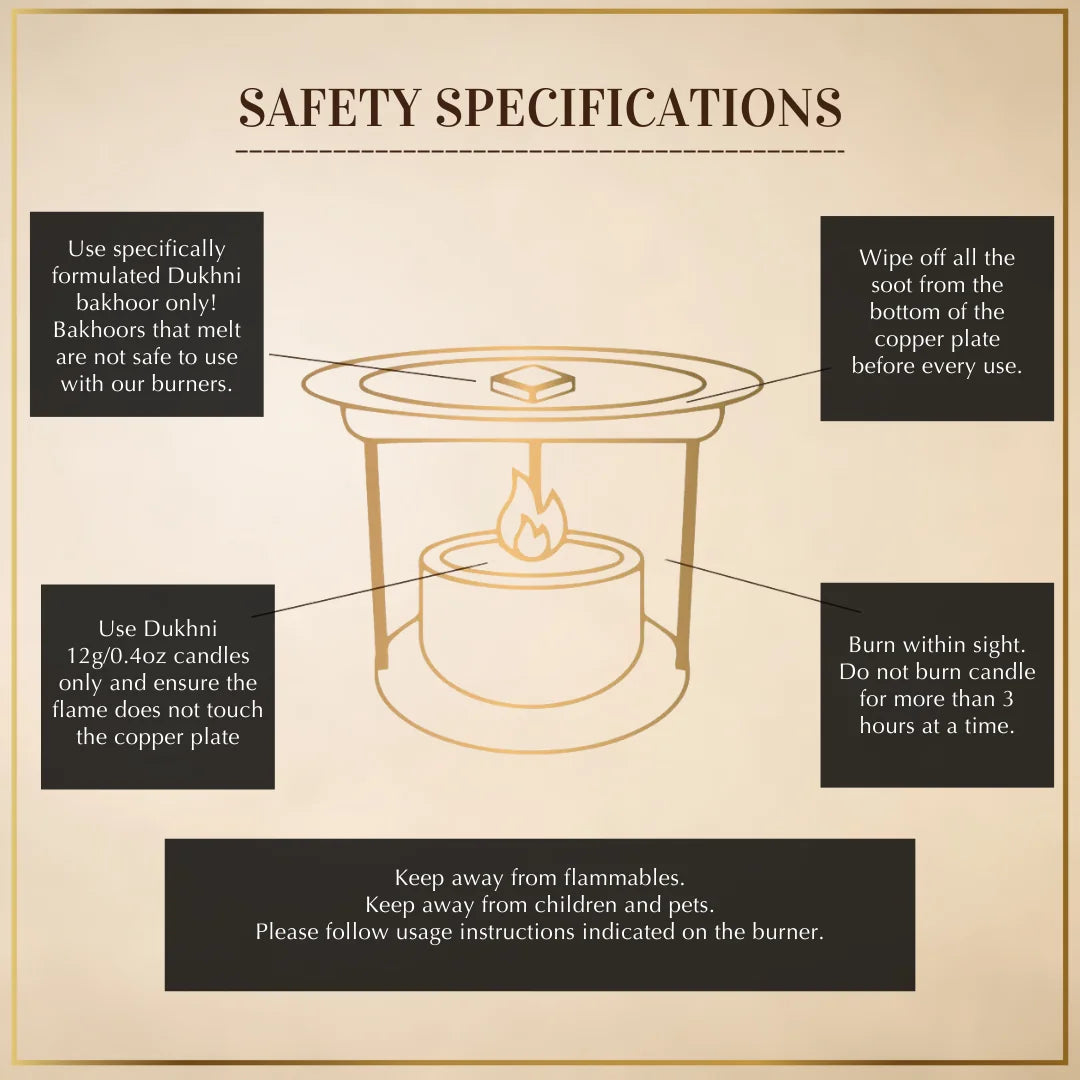 6 Safety Specifications While Using Dukhni Smokeless Burner Safe For Pets Kids CA
