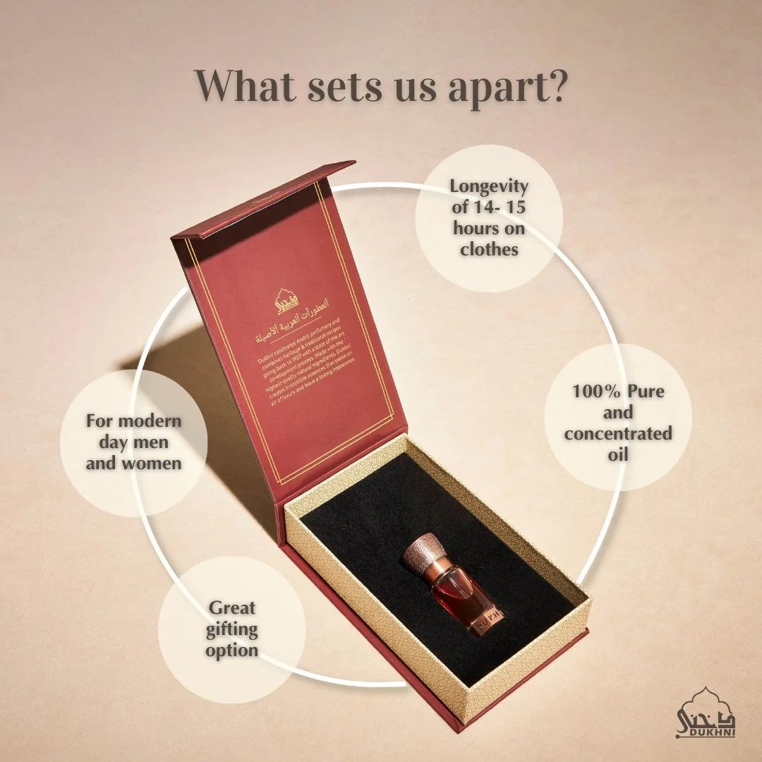 6ml Oud Attar Non Alcoholic Arabic Attar Oil Pure Concentrated Oil For Modern Men And Women Halal Long Lasting CA