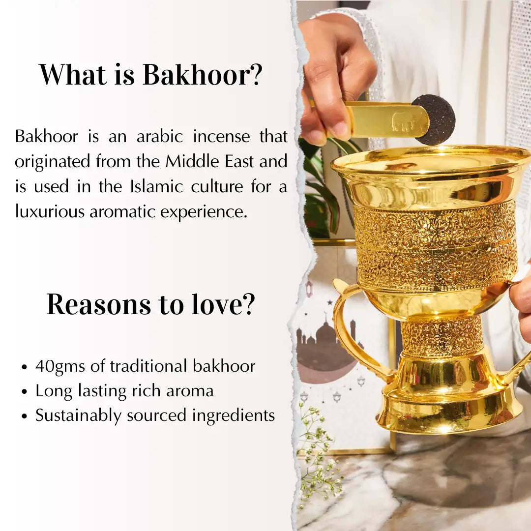 Authentic Arabic Incense From Middle East 40 Grams Maamoul Bakhoor Long Lasting White Oud Bakhoor Premium Quality CA