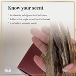 Oud natural scent deep scent for home fragrance