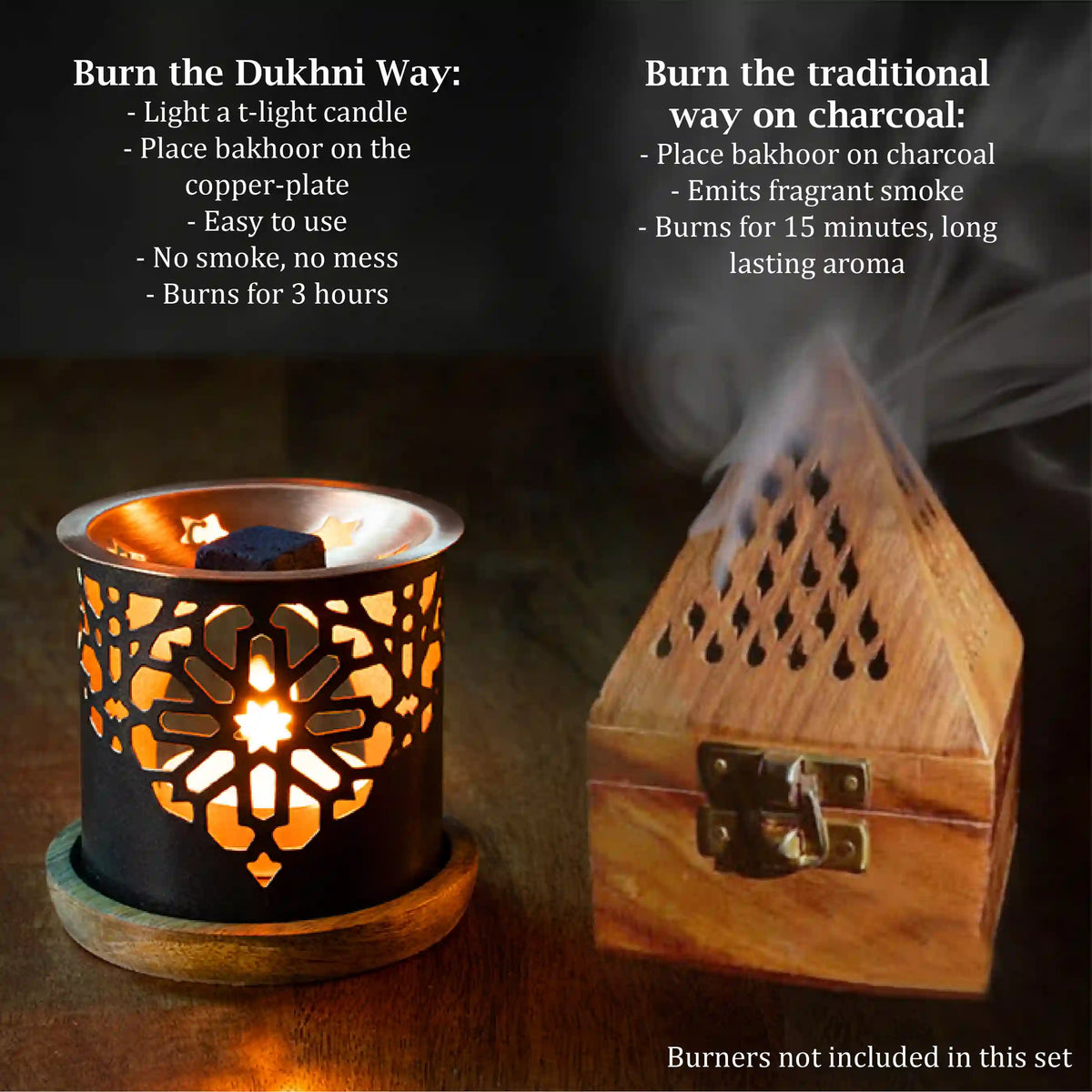 Oud bakhoor to use with charcoal burner