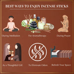 Burn Premium Incense Sticks Gift Set For Relaxation Aromatheraphy Prayer Gift CA