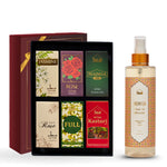 Dukhni Floral Attar Oil Set And Oud Al Ibtisam Room And Linen Spray Combo 