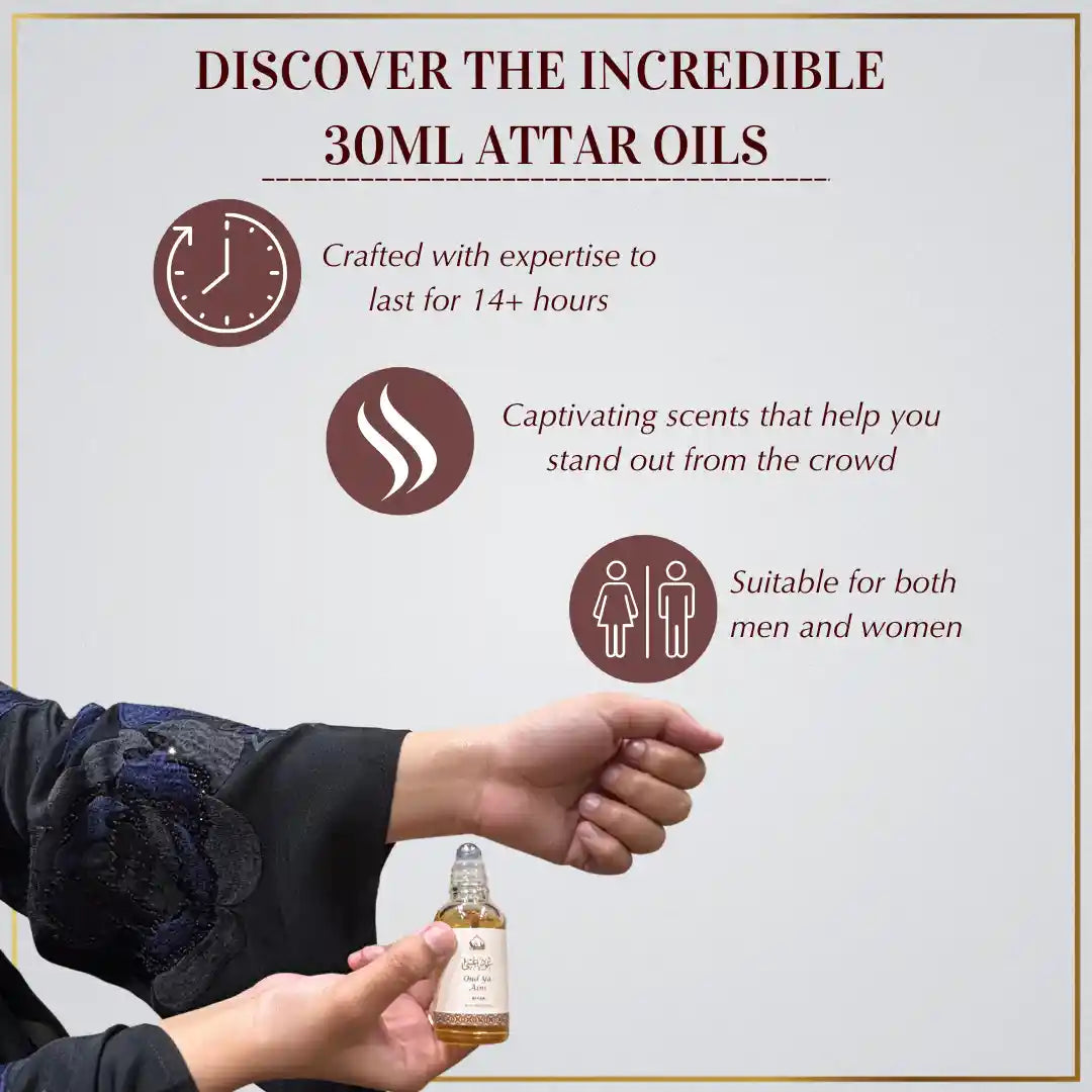 Dukhni Long Lasting 30ml Oud Al Aini Attar Oil CA
