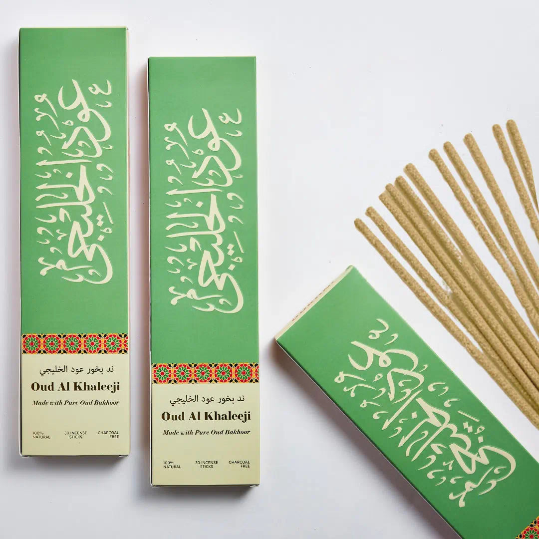 Oud Al Khaleeji Incense Sticks Set| Arabic Pure Oudh Incense