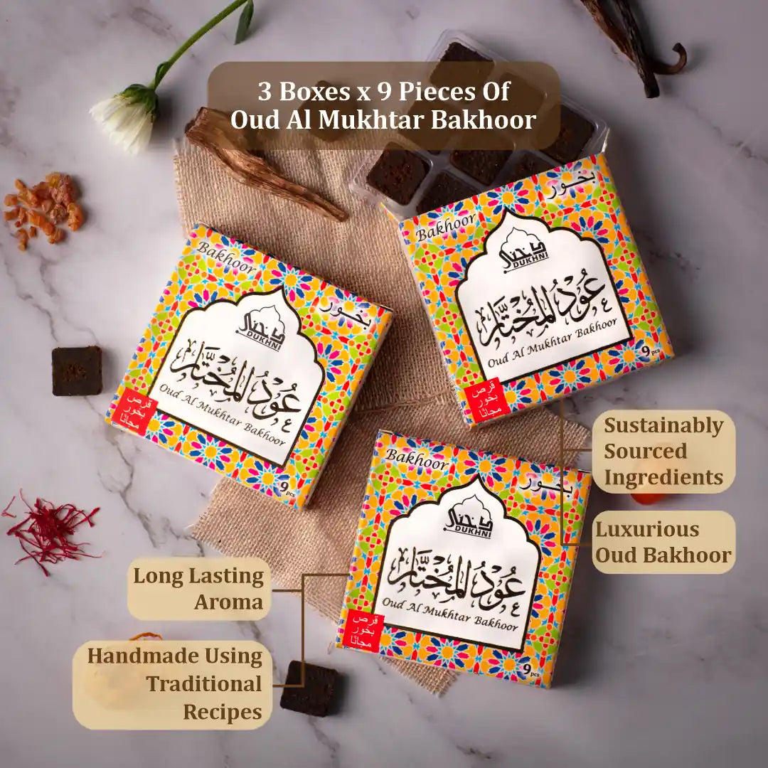 Long lasting arabic incense for home