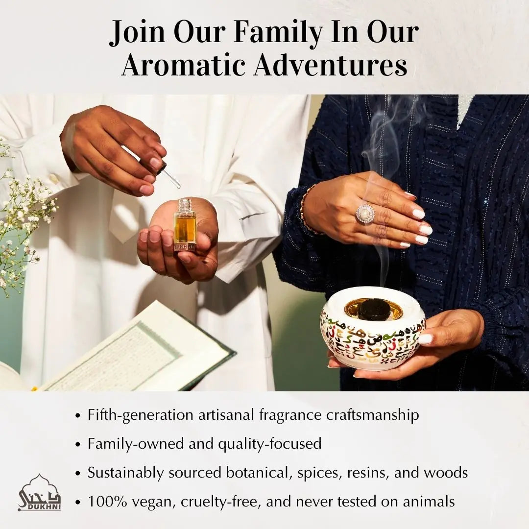 Bakhoor handmade with incense oils sustainable and vegan