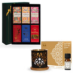 Dukhni Premiere Attar Oil Set And Oriental Diffuser Oil Burner Combo US