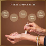 Dukhni Premiere Attar Set Apply On Wrist Neck Inner Elbow Collar Bone For Long Lasting Fragrance CA