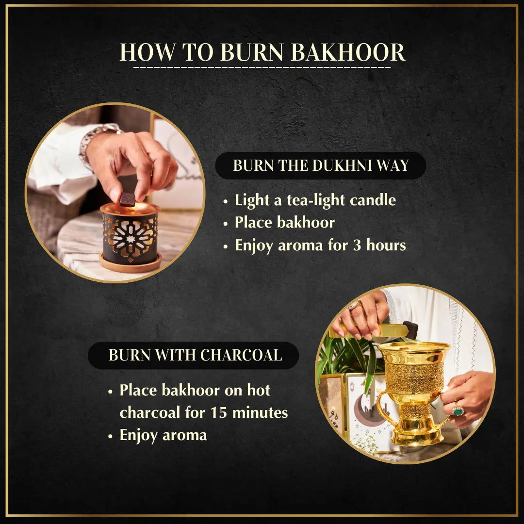 Easy To Burn Premium Oud Bakhoor On Dukhni Smokeless Burner Non Toxic Smoke Free Or Charcoal CA