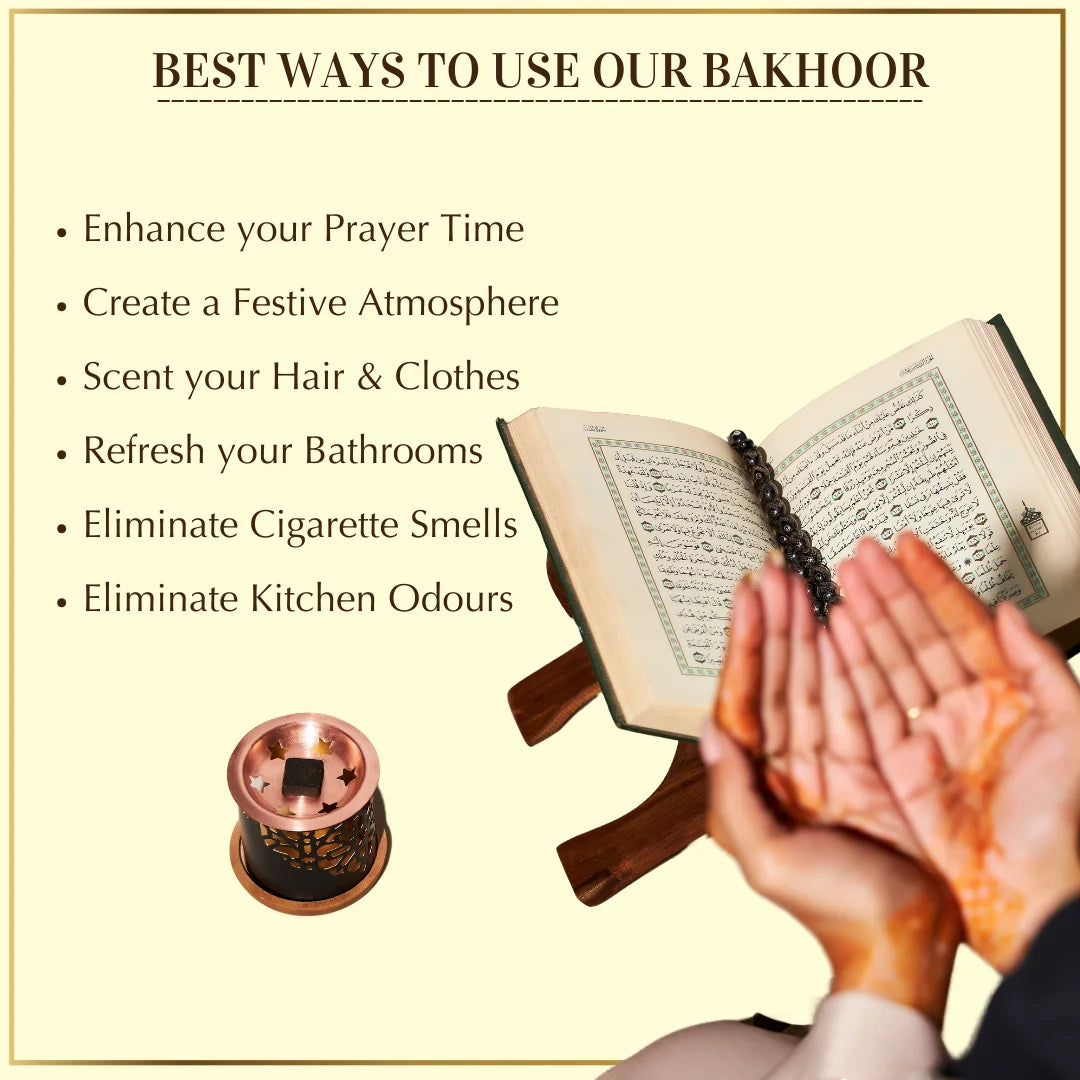 Enhance Prayer Time Eliminate Bad Odours Scent Your Clothes And Hair With Oud Bakhoor Variety Box And Burner CA