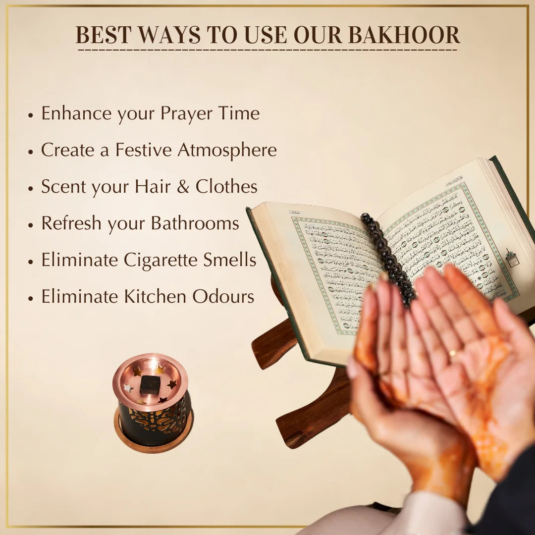 Enhance Prayer Time Eliminate Bad Odours Scent Your Clothes And Hair With Oud Bakhoor And Burners CA