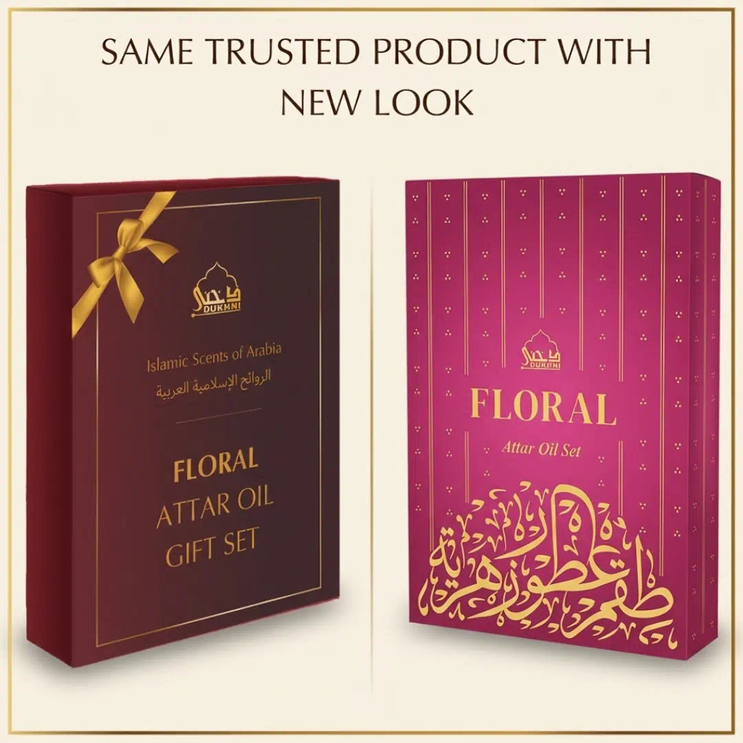 Dukhni Floral Attar Oil Set | Assorted Arabic roll on oils