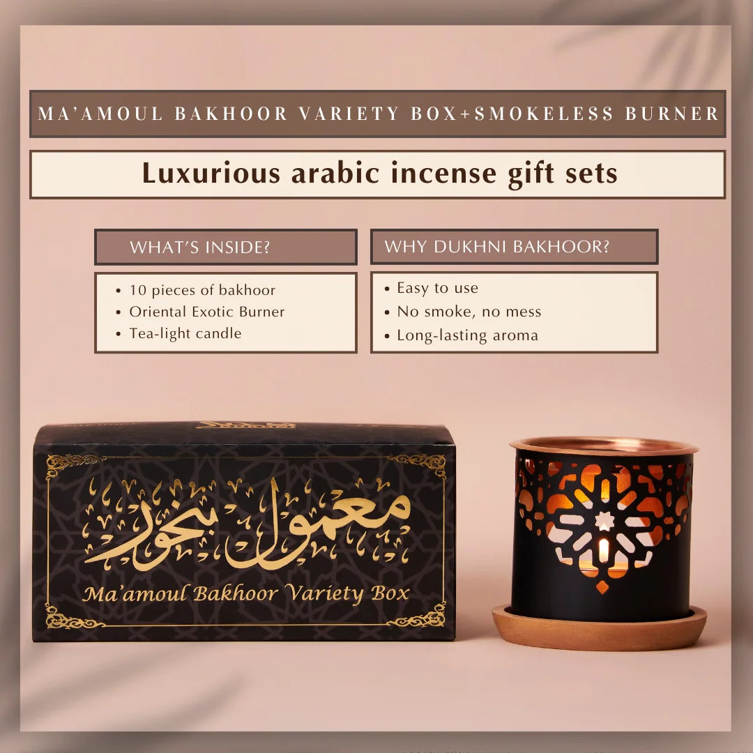 Get 10 Pieces Of Bakhoor 5 Scents Variety Pack Assorted Scents Authentic Arabic Incense Luxurious Premium Scents CA