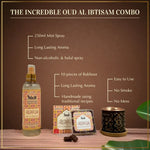 Get 20 Oud Bakhoor Pieces With Smokeless Burner And 250ml Mist Spray In This Combo CA