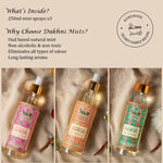 Get 3 250ml Mist Sprays Oud Based Mist Natural Oud Room Freshner For Sofa Bed Linen Long Lasting Scent CA
