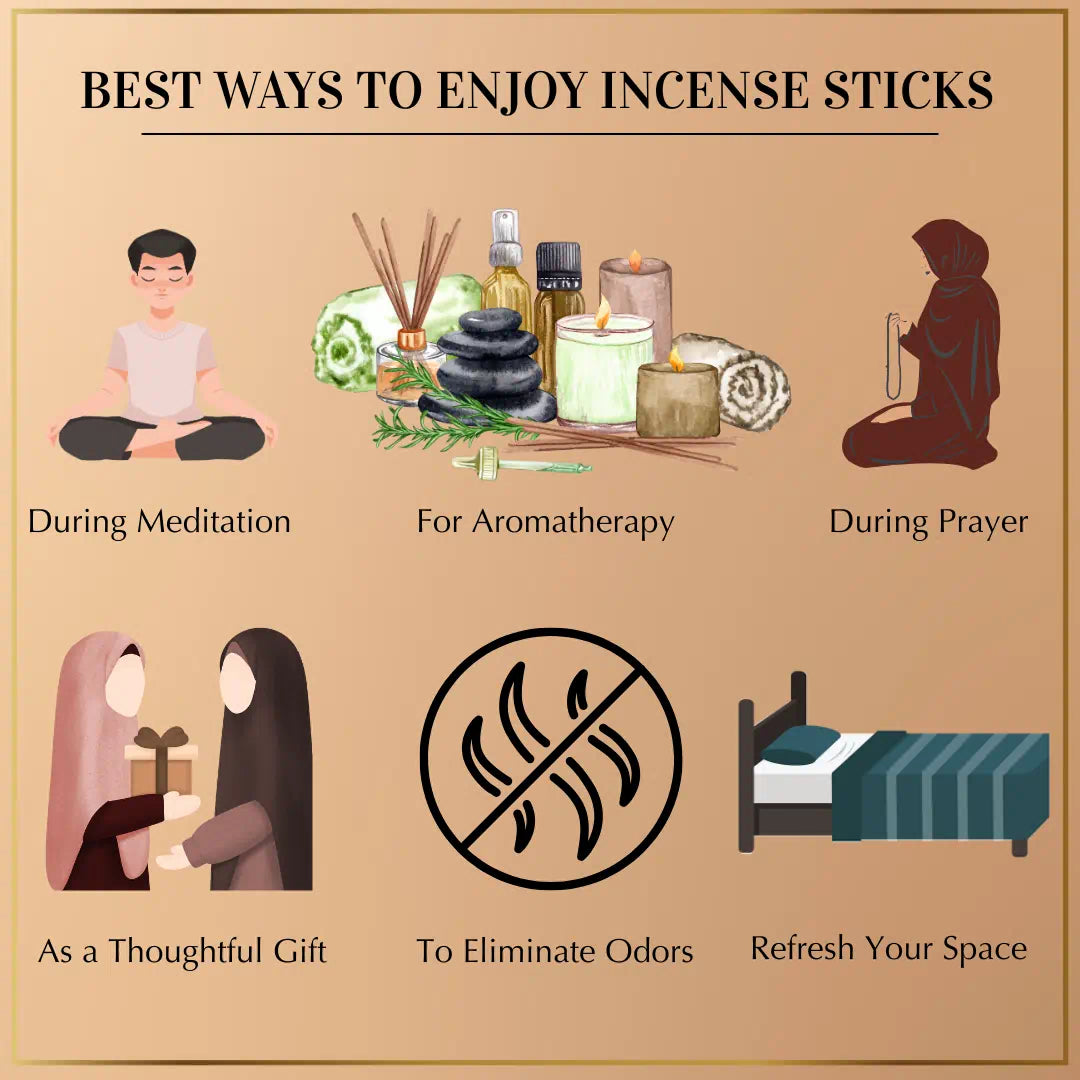 How to use Arabic incense sticks
