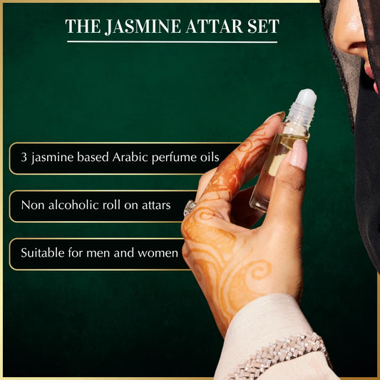 Jasmine Attar Oil Set