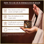 easy to use smokeless burner