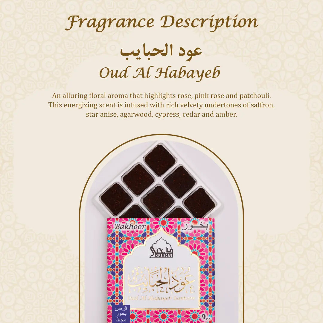 Long lasting arabic incense for home