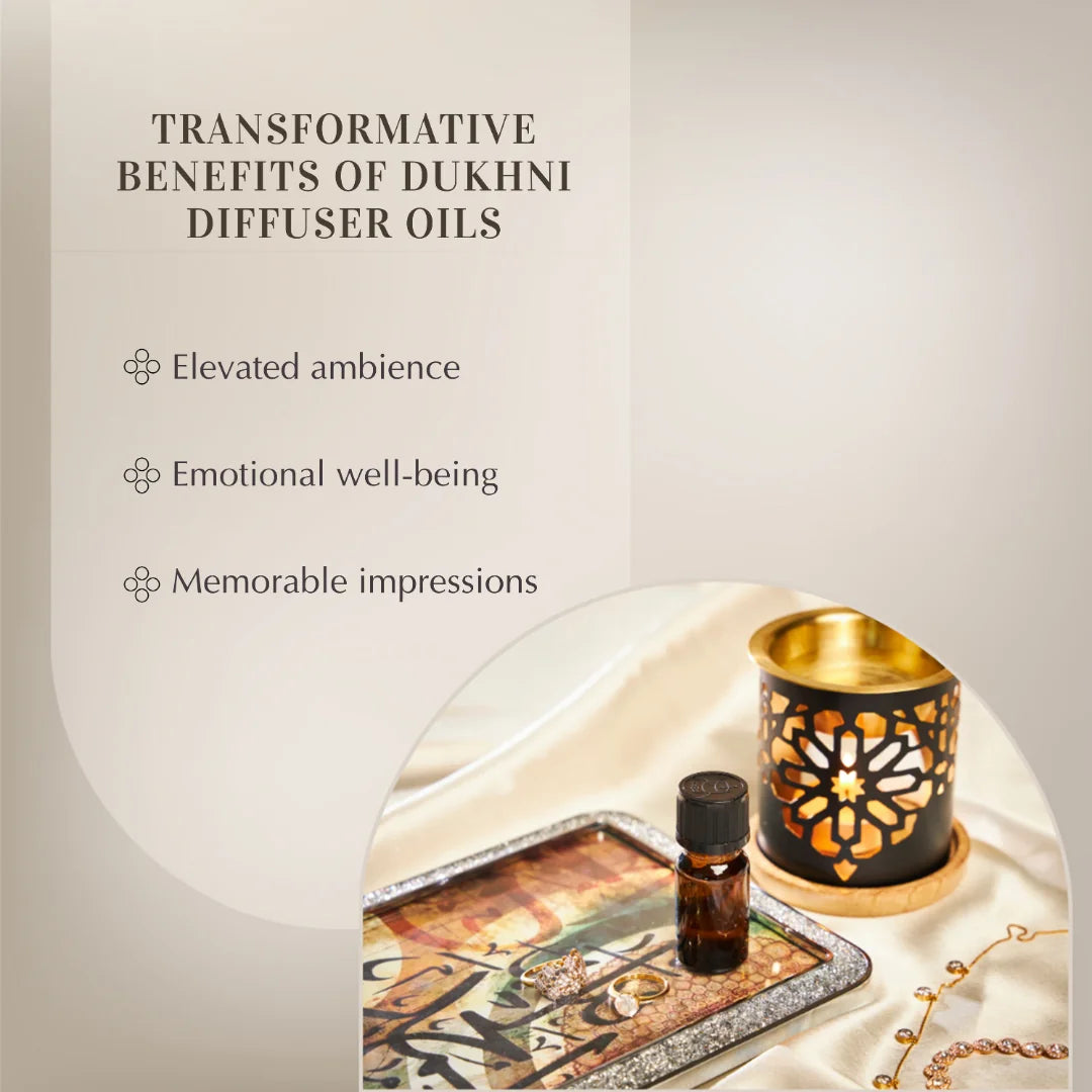 Diffuser oil for elevated ambiance in seconds