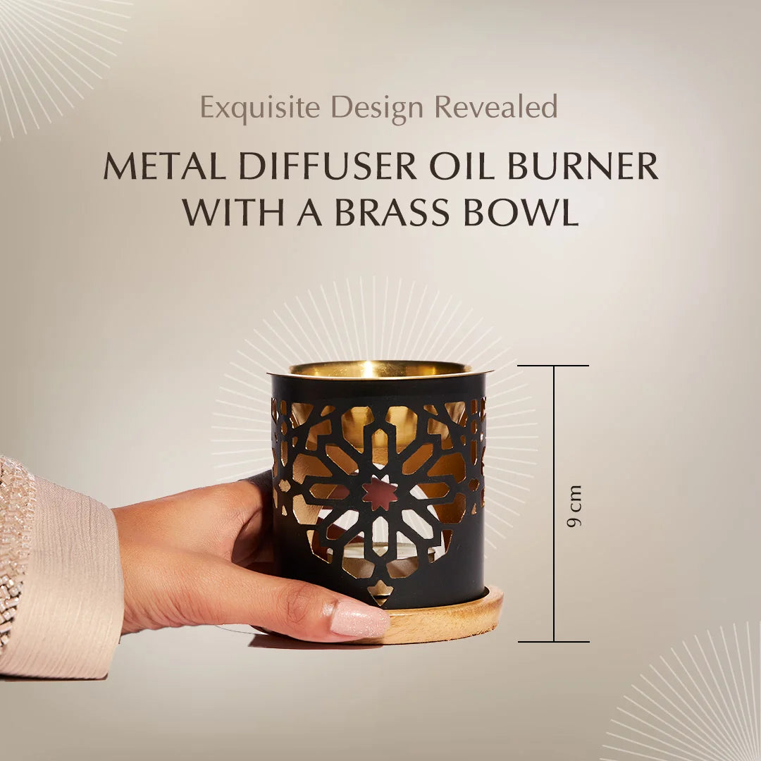 Relax Energise Unwind Elevate Your Mood Mediate With Dukhni Pure Sustainable Oud Saher Diffuser Oils And Burner CA