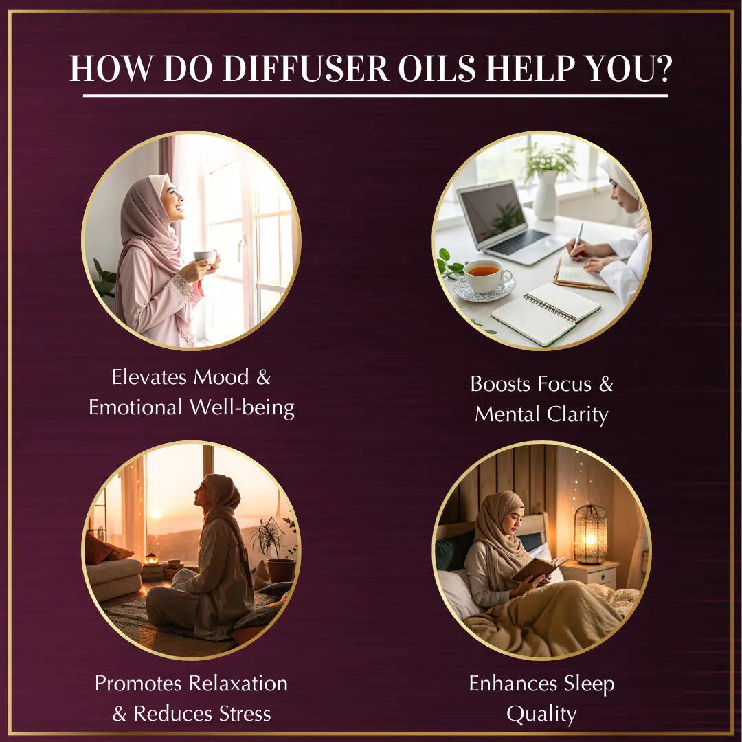 Rose Diffuser Oils For Relaxation Meditation