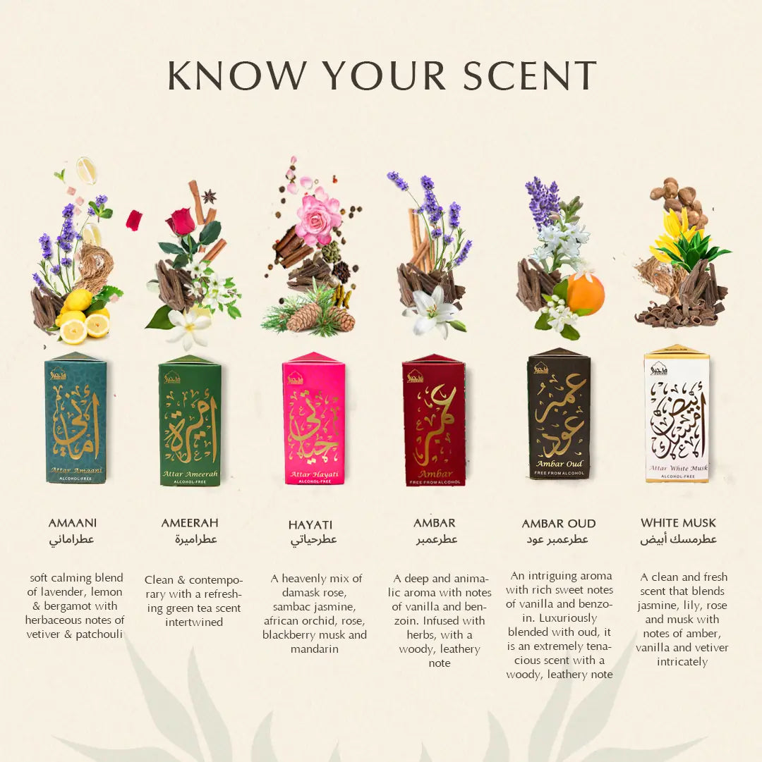Luxury attar oil with natural ingredients