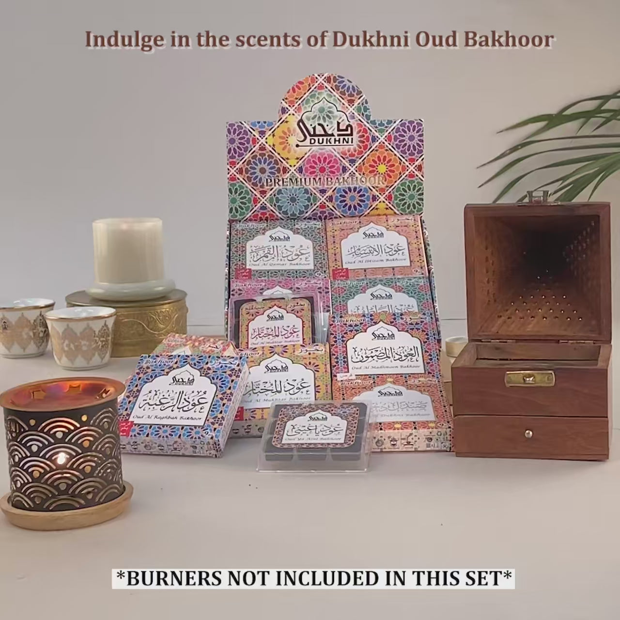 Dukhni Oud Bakhoor Collection Set Assorted Scents CA